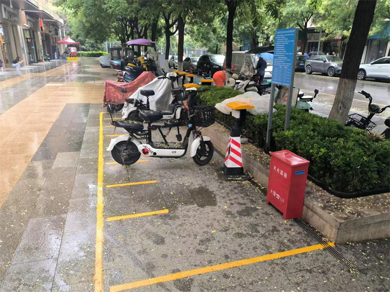 兩輪充電樁安裝實例